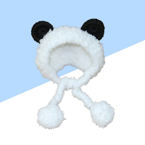 Cat panda hat - cat,