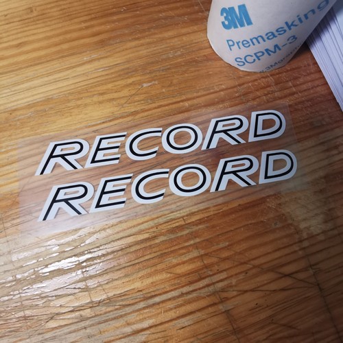 Record raleigh decal set down - record,
