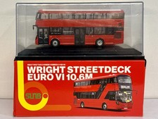 1/76 Plain Red London Styled Wrightbus Hong Kong Wright Streetdeck HK Model KMB