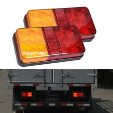 2x 12V 10 LED Rear Tail Lights