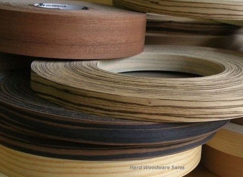 Pre glued iron real - iron-on,, wood