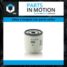 2x Oil Filters W712/43 Mann