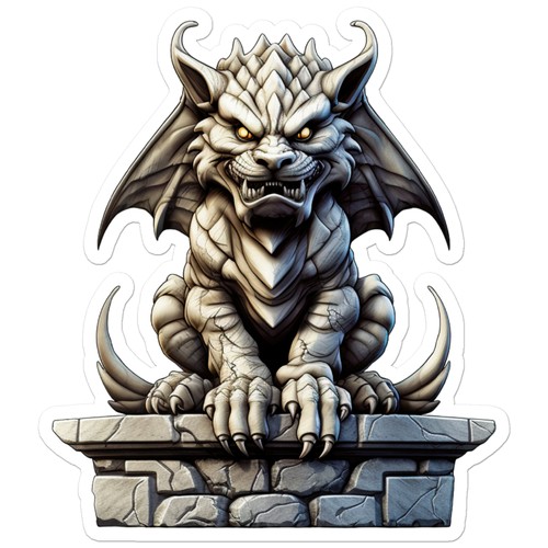 Stone gargoyle monster - gargoyle,