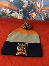 KTM Red Bull New Era Moto F1 Max Checo Skate Super Moto Blue OSFM Pom Beanie New
