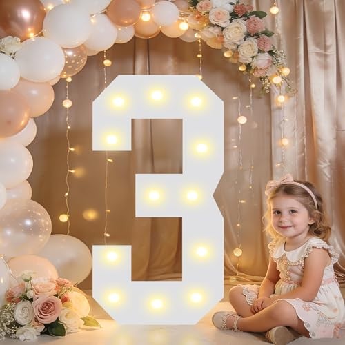 Light numbers marquee - up,