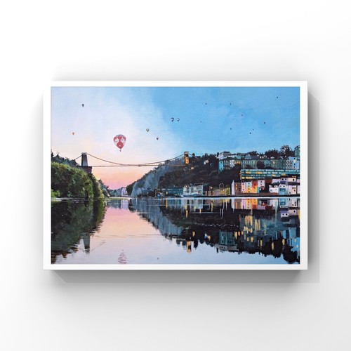Fine art print clifton - a4, of