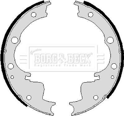 Borg beck brake shoe - borg,