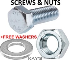 M6 M8 M10 NUTS AND BOLTS FULLY