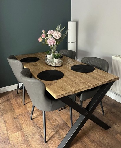 Dining table cross leg 120cm - dining,