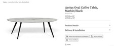 Aerius Oval Coffee Table