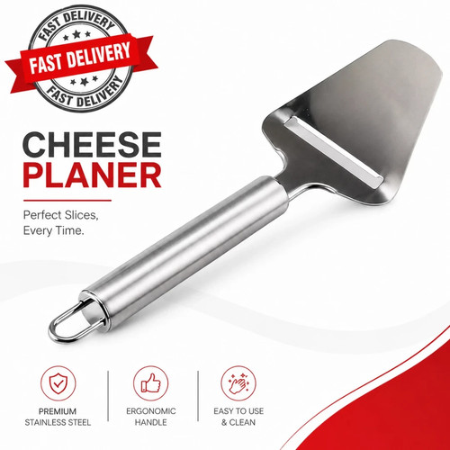 Stainless steel cheese plane - stainless,