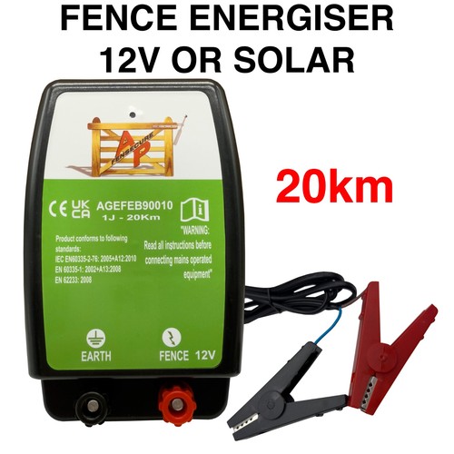 Electric fence energiser 12v - energiser,