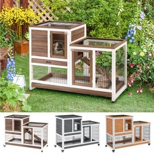 PawHut Wooden Indoor Rabbit