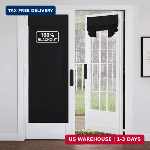 Black french door - door, for