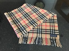 Genuine Burberry 100% cashmere