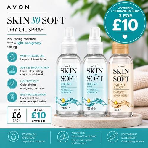 Avon skin soft dry oil - avon,