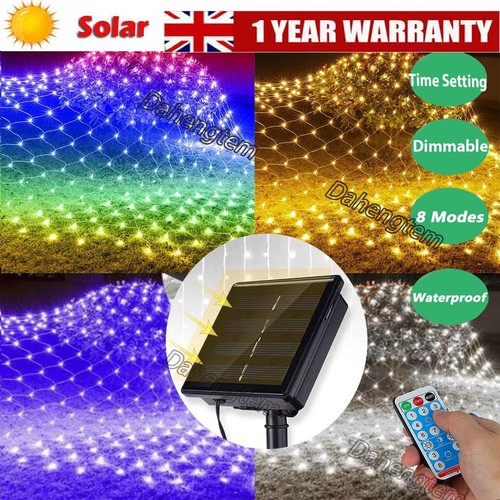 Solar powered led net mesh - net,