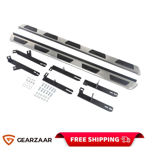 Audi side steps black - q7,