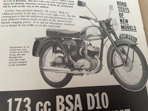 Bsa bantam d10 era - bsa,