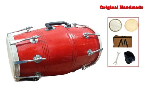 Orange professional dholak - orange,
