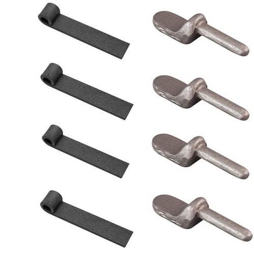 Straight hinge gudgeon - x,