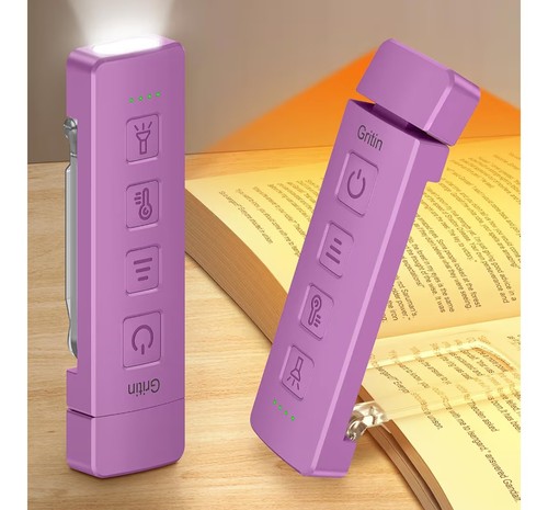 Book light rechargeable - book,