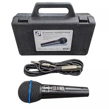 Soundlab Dynamic Microphone Metal Body XLR Mic DJ Party Vocal Karaoke & 5m Lead