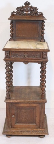 Marble top carved french - marble,