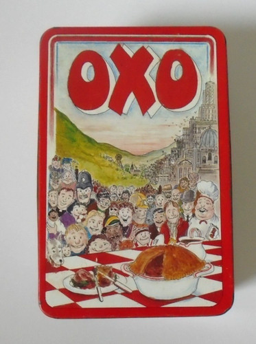 Oxo vintage tin used - tin,