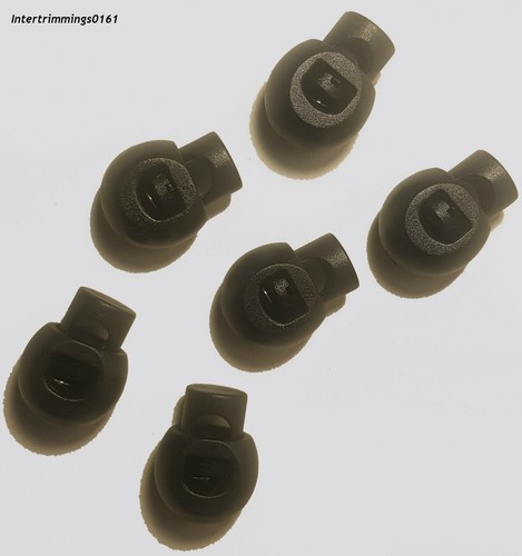 Large black ball cord lock - large,