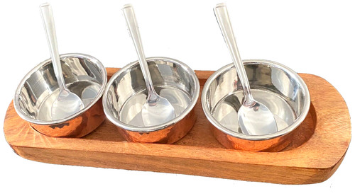 Copper chutney tray pot - chutney, 3