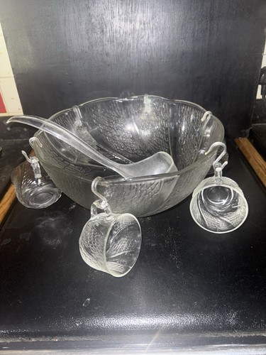 Vintage 1970 glass punch - vintage, 1970’s