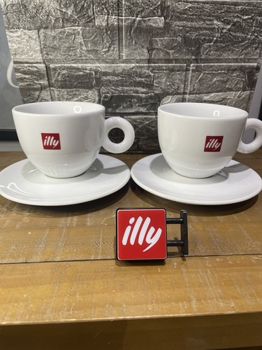 Illy latte cup saucer set - illy,