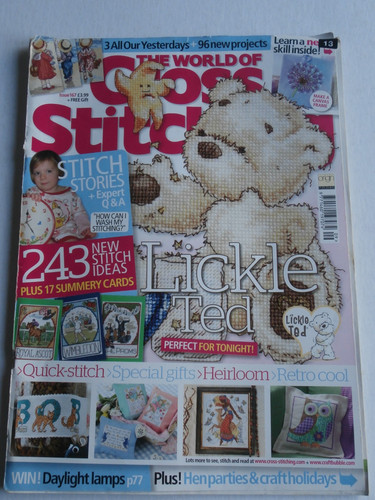 World cross stitch - world,