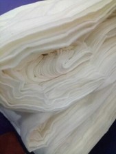 10 Yard Cotton Voile Fabric Soft Light Weight Pure White Soft Fabric For Crafts