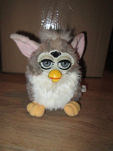 Original furby grey and white - original,