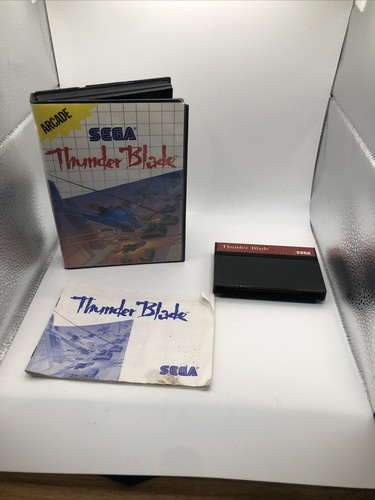 Thunder blade sega master - thunder,