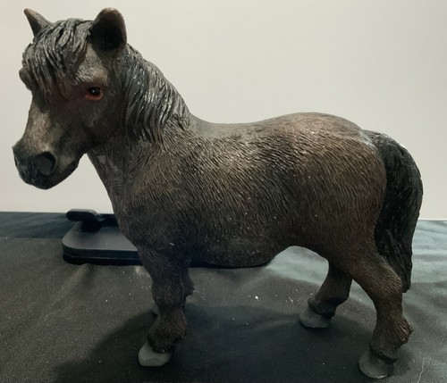 Dark brown shetland pony - dark,
