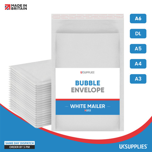 White padded bubble - padded, envelopes