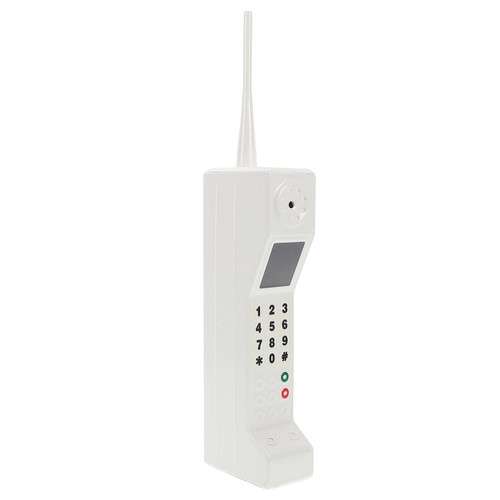 White retro old phone - old, model