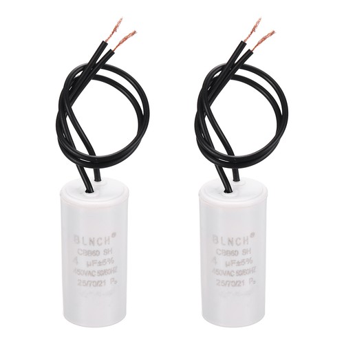 2pcs cbb60 capacitor 4uf - cbb60, 450v