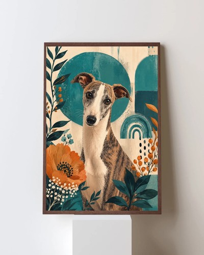 Greyhound wall art - wall,