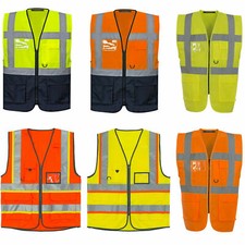 EXECUTIVE HI VIS VIZ VEST HIGH