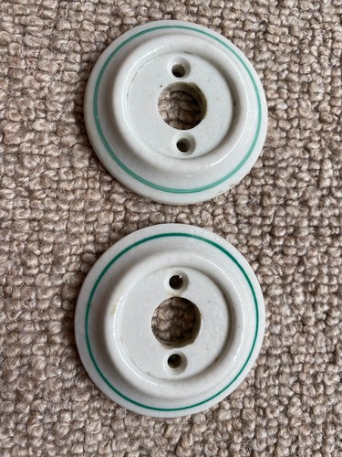 Ceramic white and green - ceramic,