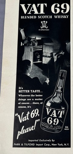 1937 vat scotch whisky ad - 1937,