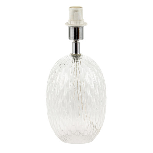 Elegant clear glass table lamp - elegant,
