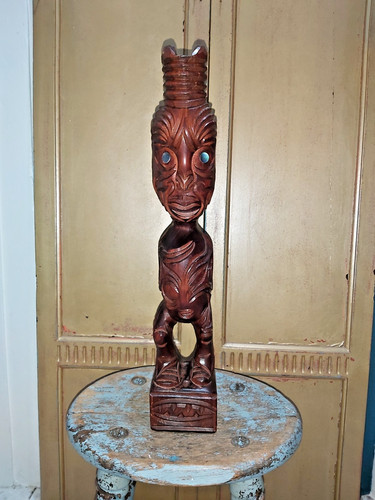 Vintage hand carved wooden - hand,
