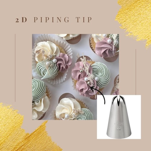 Wilton drop flower nozzle tip - flower,