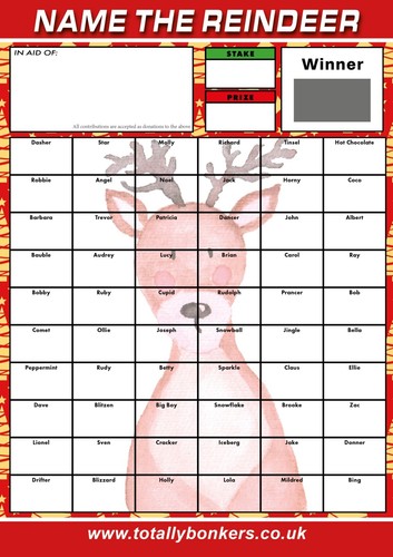 Christmas reindeer fundraising - christmas,