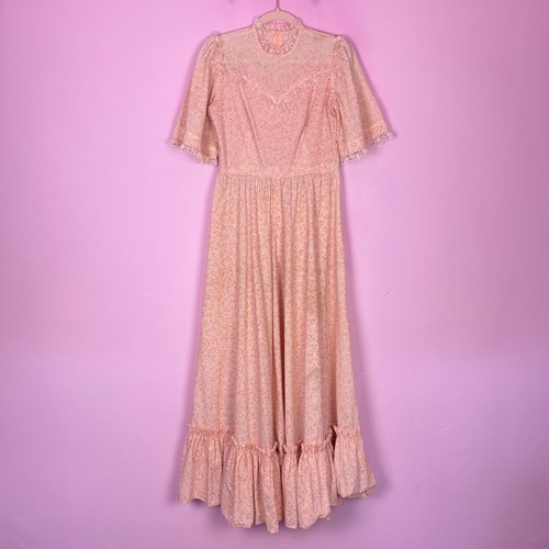 Vintage 70s handmade - vintage, peach